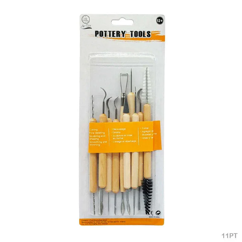 11Pc Pottery Tool Set (11Pt) - Image 4