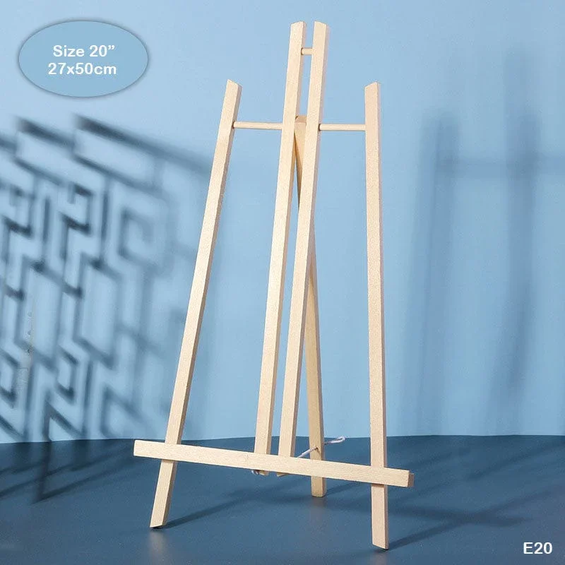 20-Inch Wooden Display Easel - Lightweight & Portable