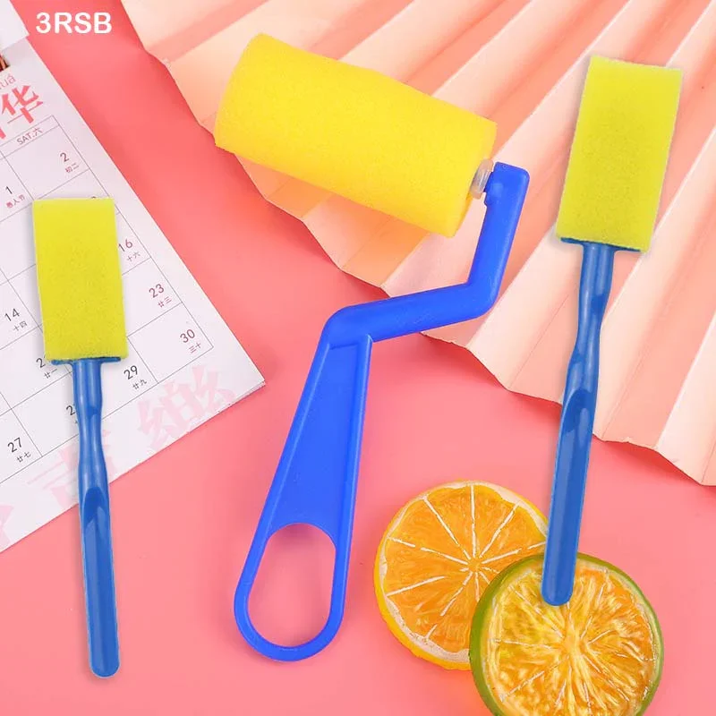 (Buy 1 & Get 1 Free) Yellow Sponge Paint Rollers | 3 Piece Set - Image 7
