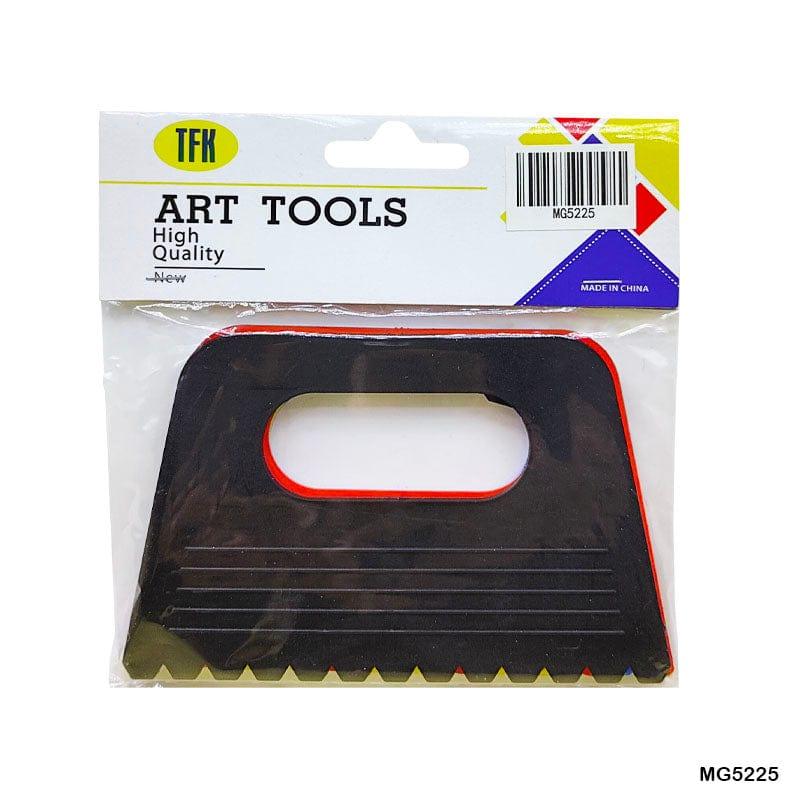 Colorful Plastic Art Texture Tools for Kids (4 Pcs) pack of 1 - Image 4