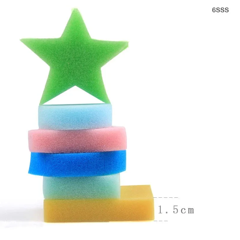 Craft Shape Sponge Set (6 Pieces) - Painting & Texturing Tools - Image 2