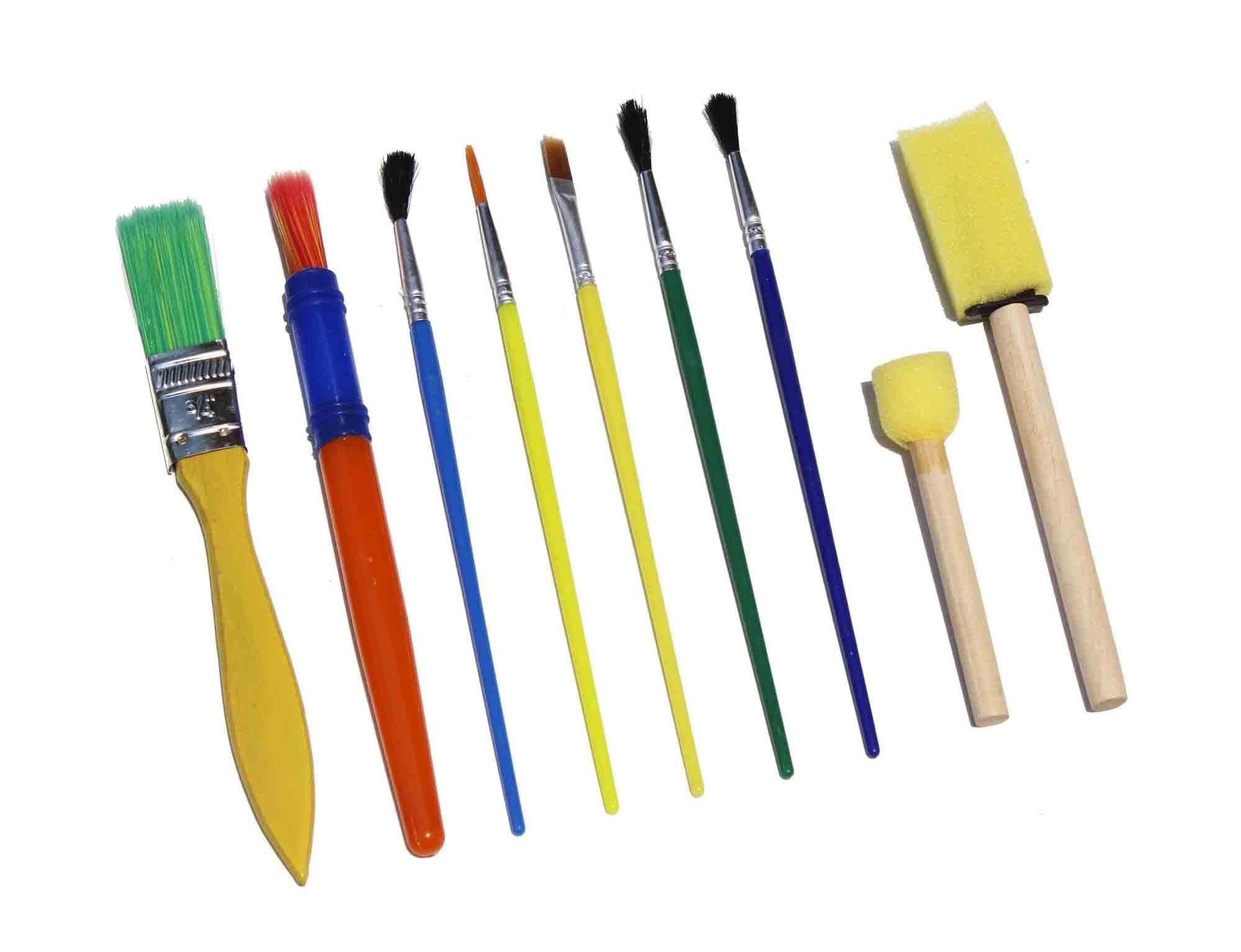 Versatile Paint Brush & Art Tool Set 9Pcs (pack of 1) - Image 4