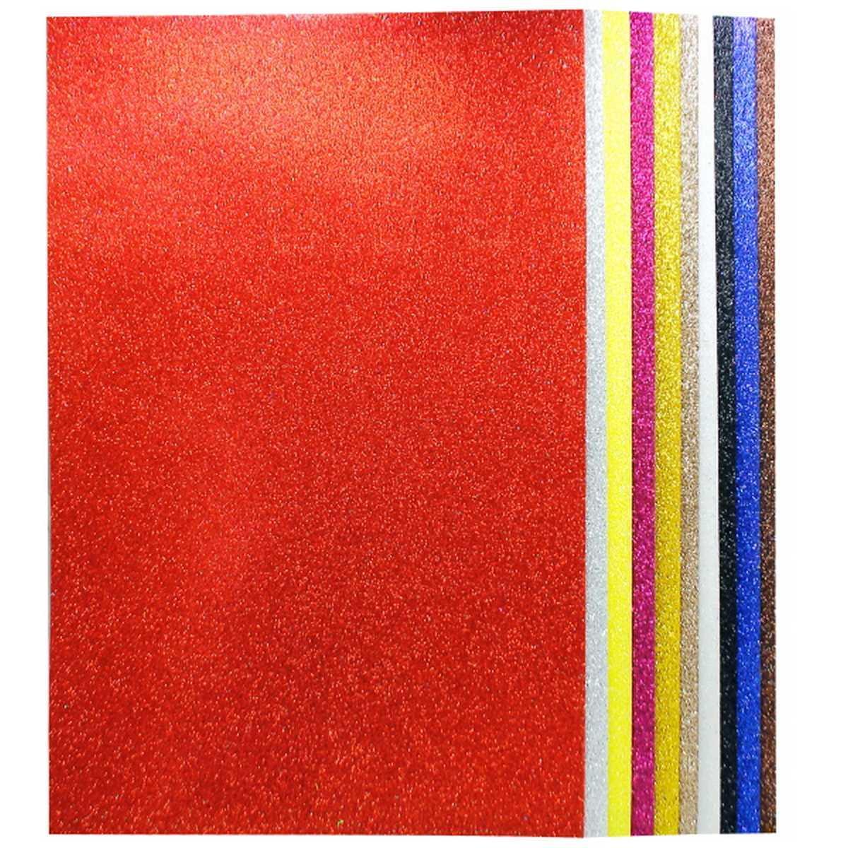 A4 Glitter Foam Sheet Multi 10 Sheets 00196-MIX - Image 2