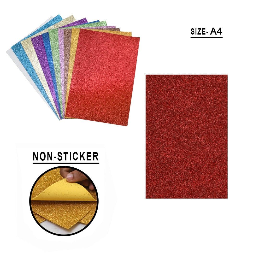 A4 glitter foam sheet without stick (multi)