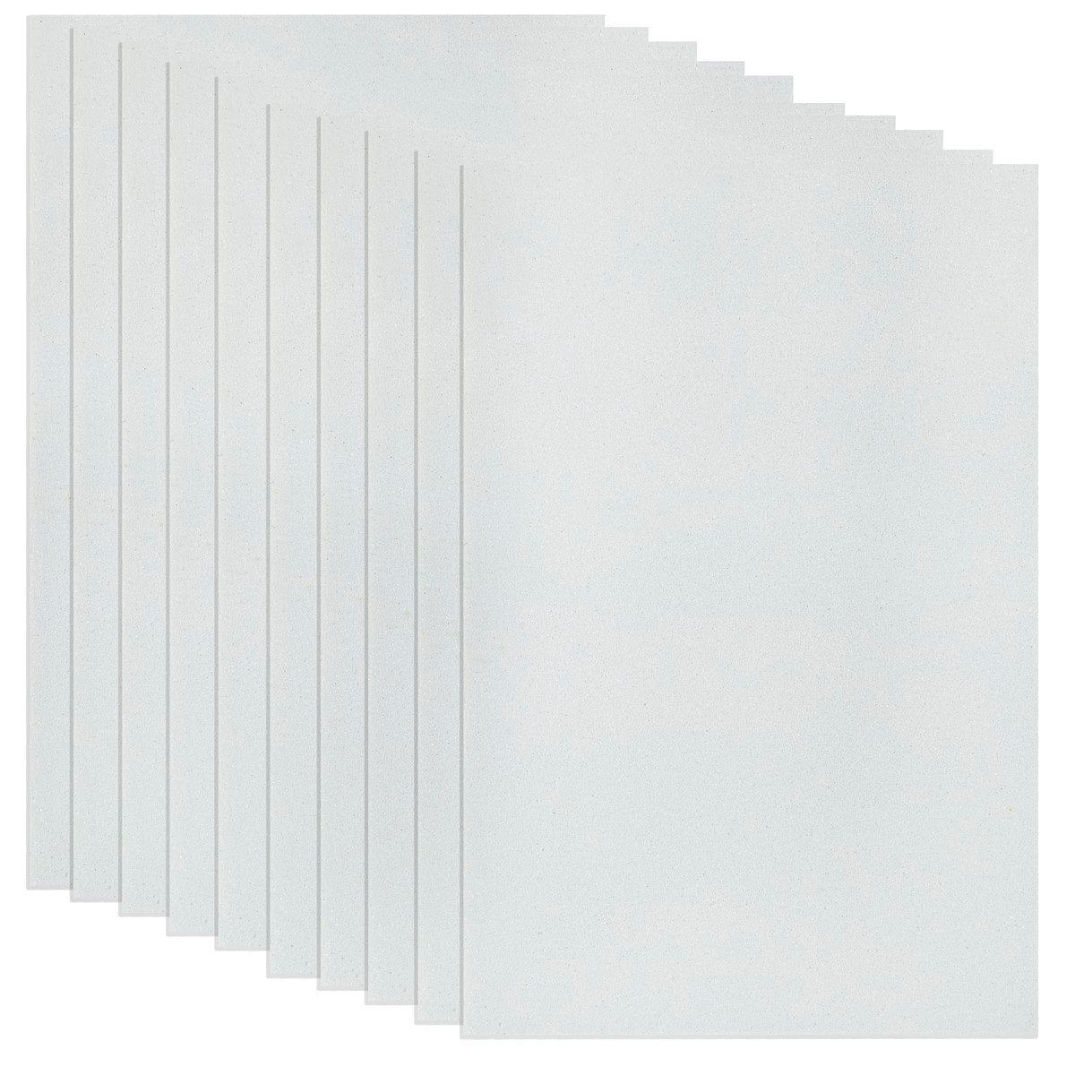 A4 Glitter Foam Sheet Without Stick White 00196WE - Image 4
