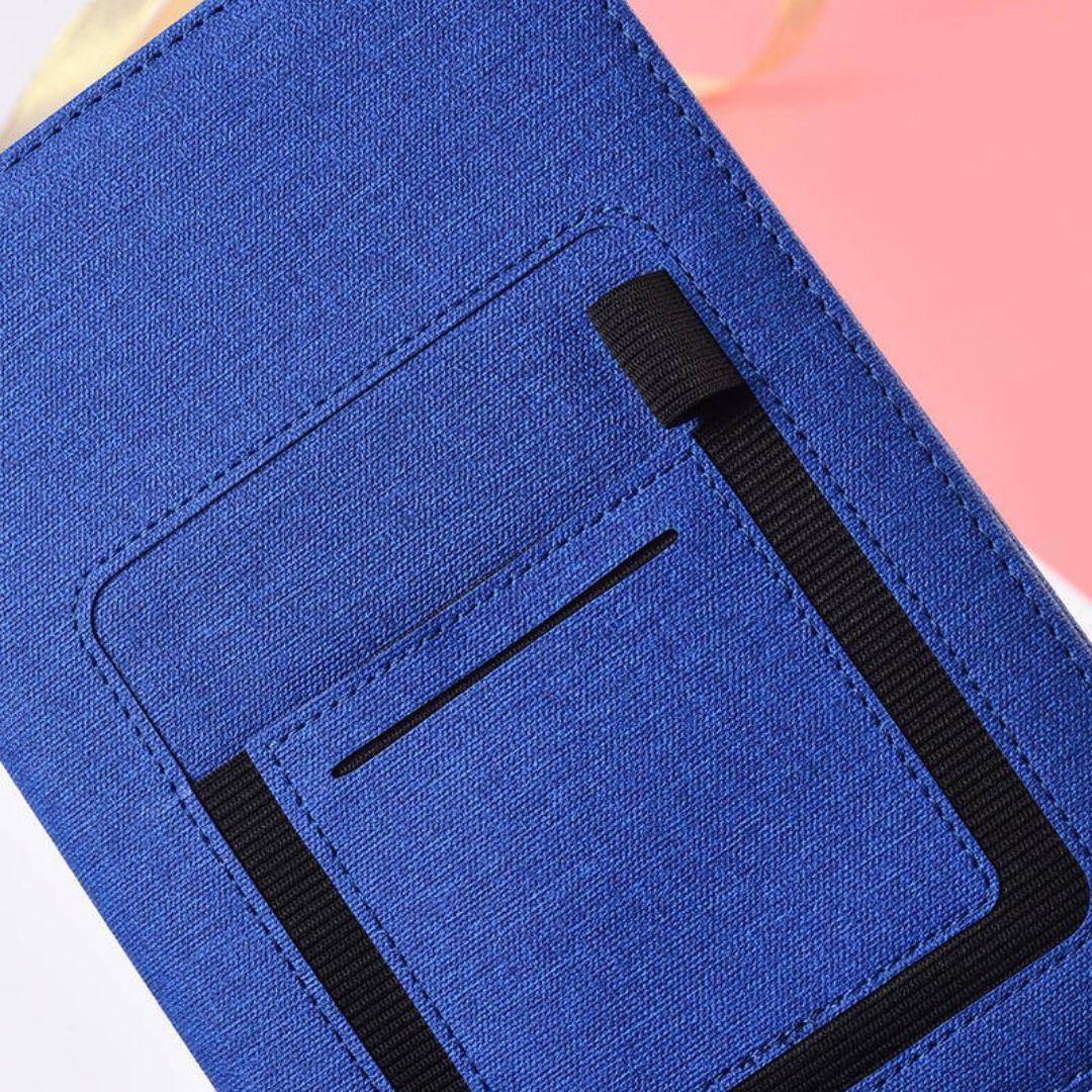 Blue A5 Business Diary With Mobile Pocket l Ruled l Pack of 1 - Image 3