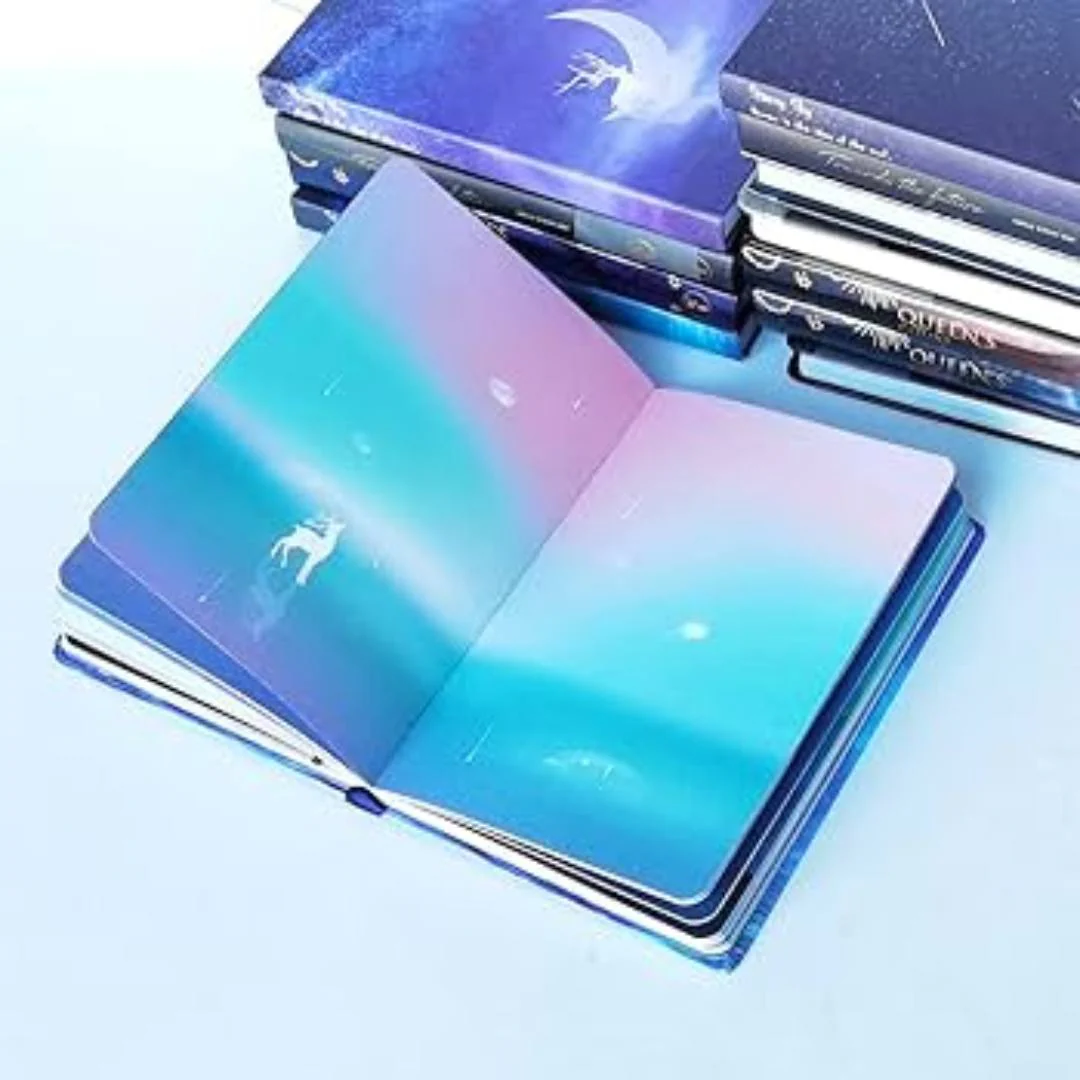 Starry Sky A5 Journal Notebook  | Glow Cover | Pack of 1 Diary - Image 4