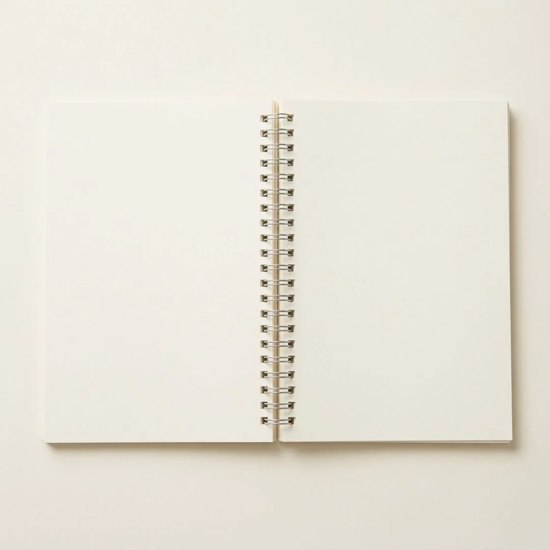 Premium A5 Spiral Notebook (Plain) – Blank Pages for Creative Use | Pack of 1 - Image 2