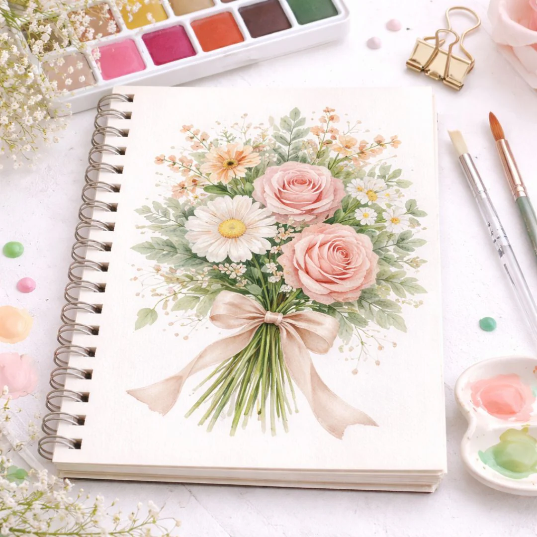 Spiral A6 Notebook | Blank Pages Pocket Journal for Students & Office |Pack of 1 - Image 3