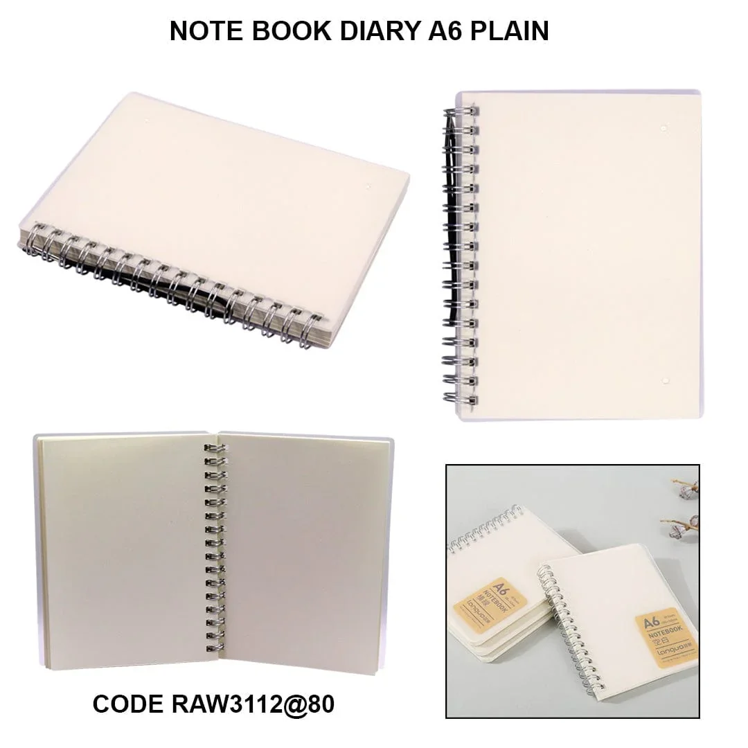 Spiral A6 Notebook | Blank Pages Pocket Journal for Students & Office |Pack of 1 - Image 4