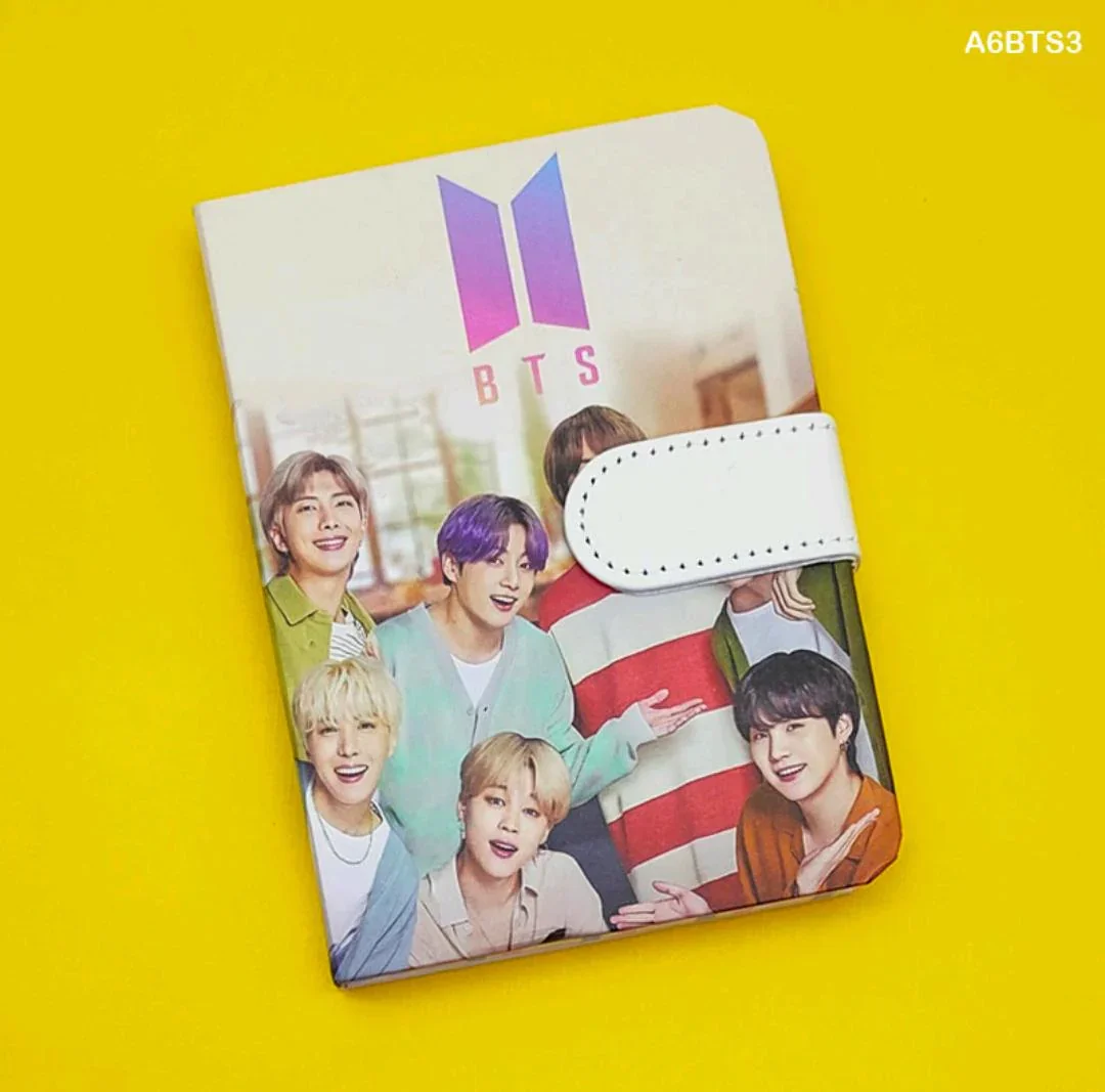 A6  Trendy BTS Printed Undated Journal with Magnetic Closure |Pack Of 1 - Image 2