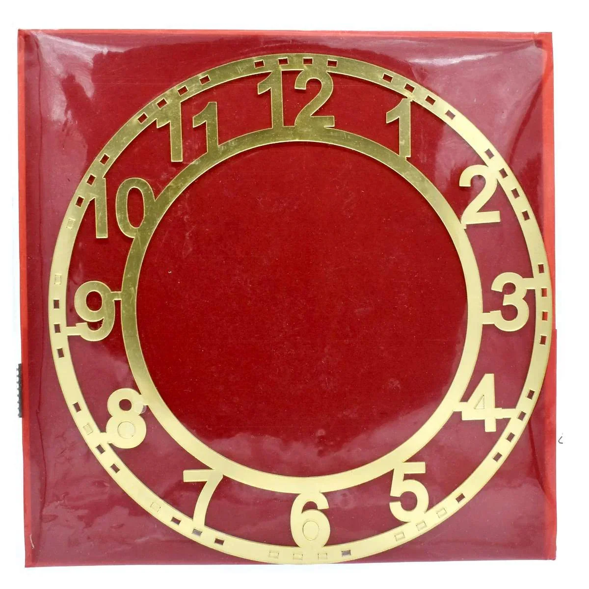 Acrylic Clock Frame Numerical Gold 8Inch - Image 4