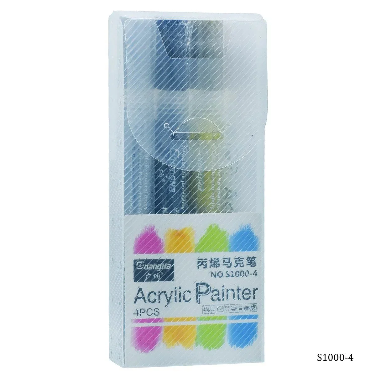 Acrylic Painter Water Based Marker 4Pcs S1000-4 - Image 4