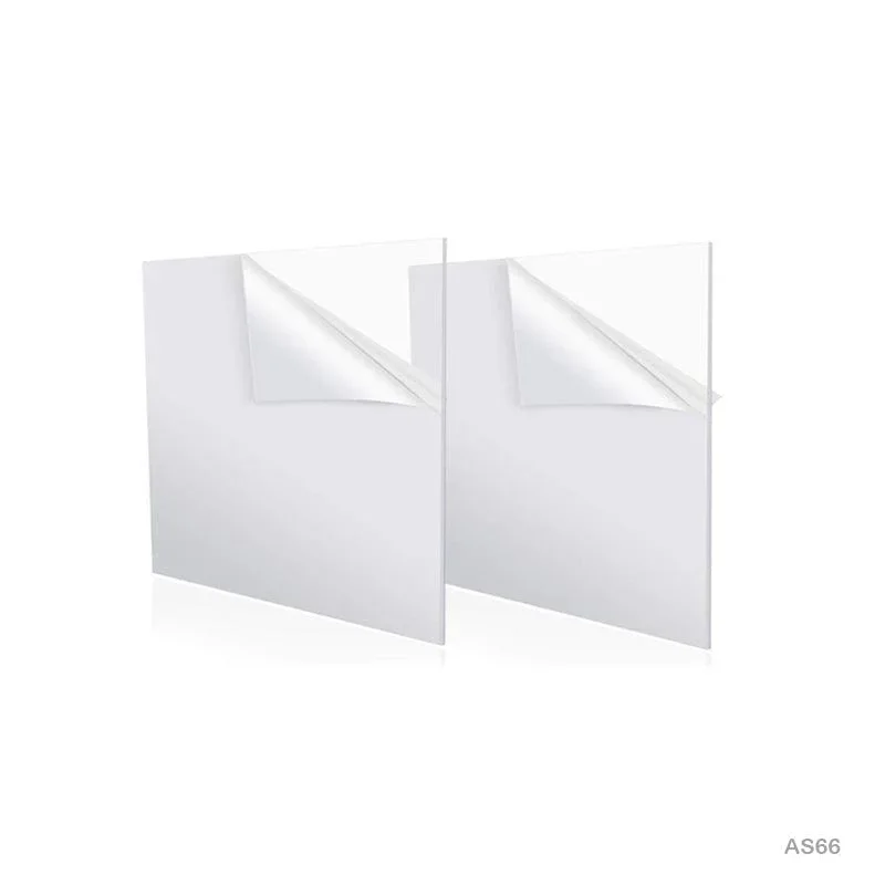 Acrylic Sheet Square 2Mm 1Pc 6X6 (As66)