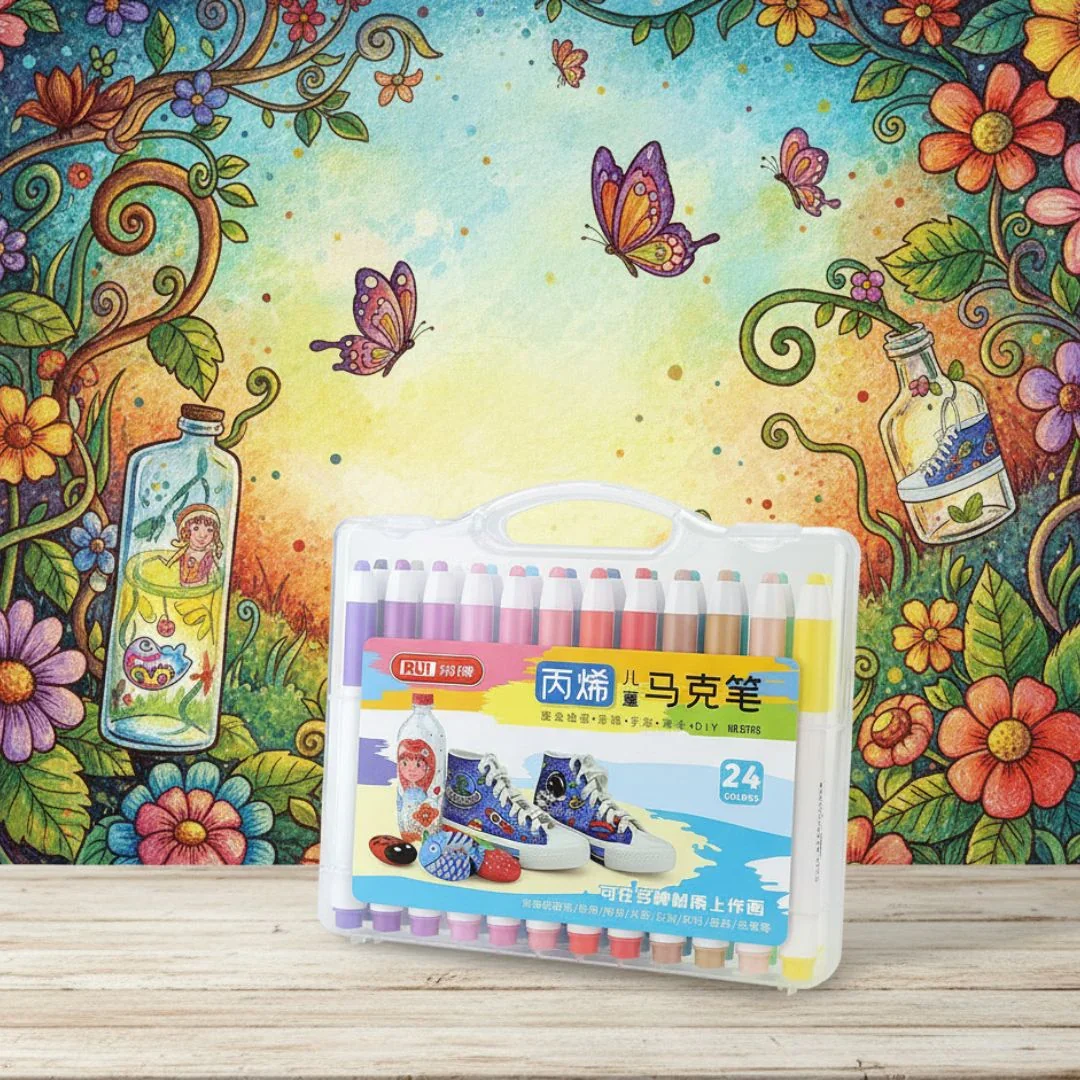 All surface acrylic Paint marker Shades Box | Works on all surface | Long Lasting Pack of 1 - Image 6