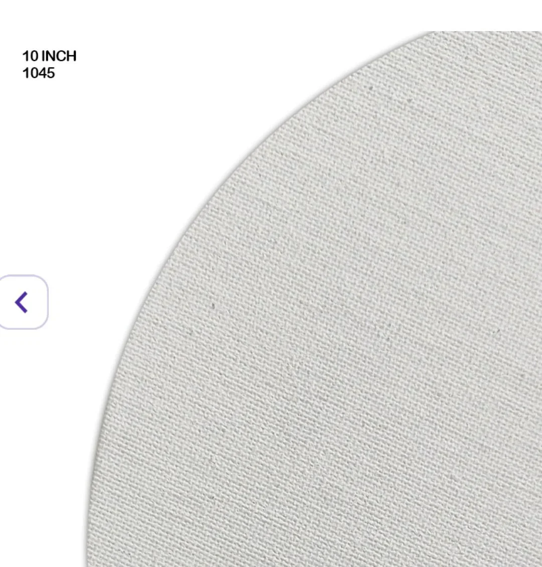 Canvas Board Round 10 Inch (1pcs) Pack of 1 - Image 2