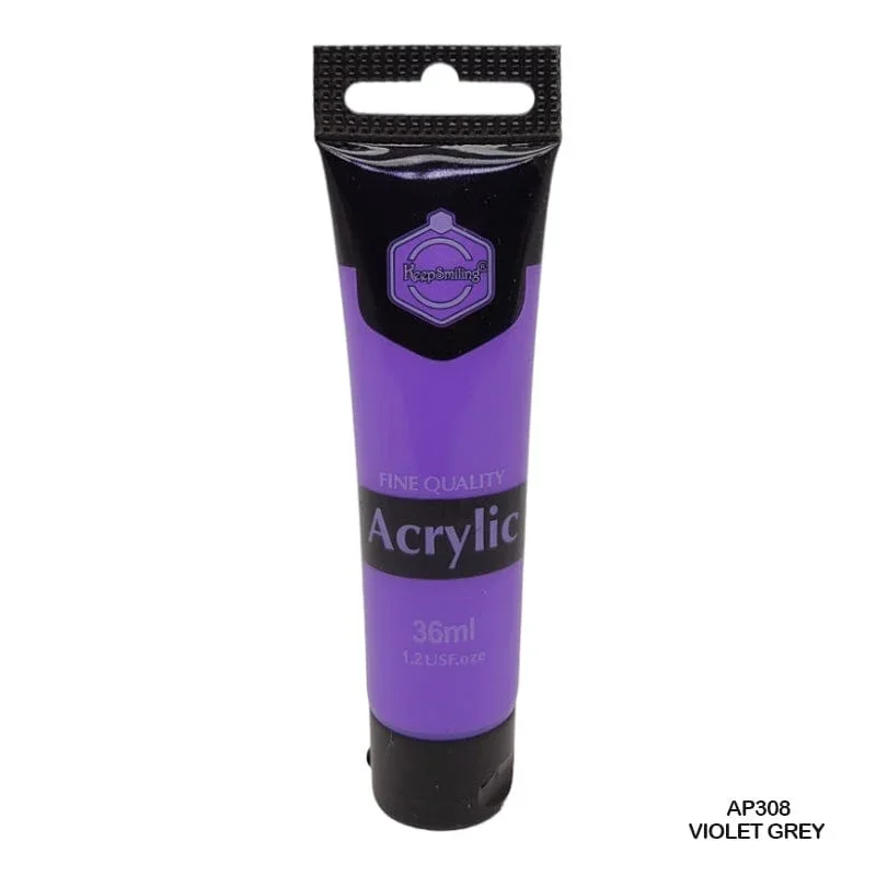 Violet Grey Acrylic Paint (36ml Tube) - Muted Elegance