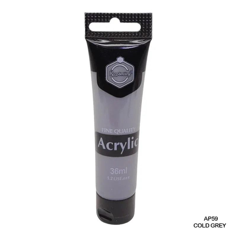 Cold Grey Acrylic Paint  Neutral Tone (36ml) pack of 1 - Image 2