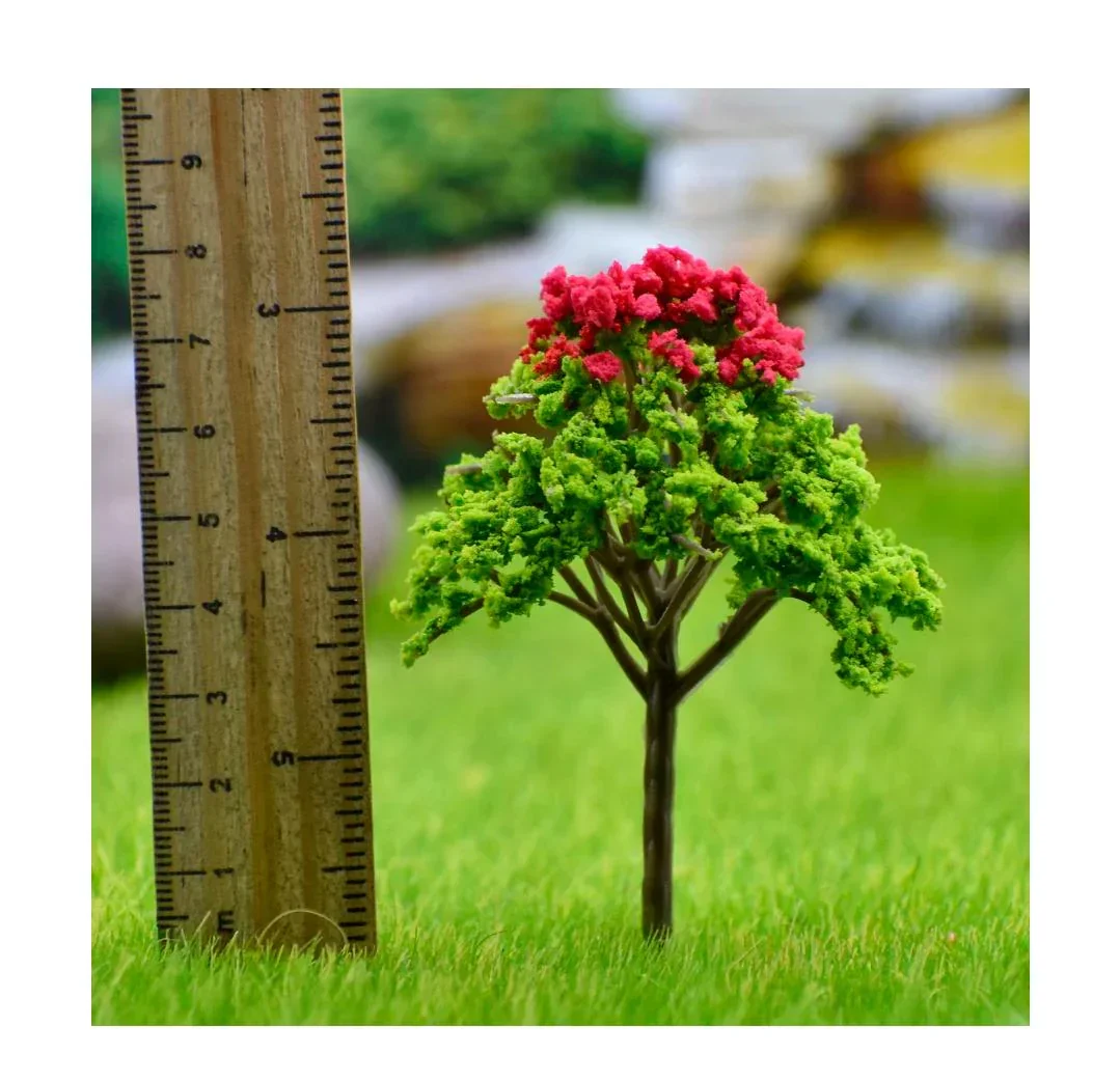 Artificial Miniature Green & Red Tree – 1pc | FU-80GRD - Image 2