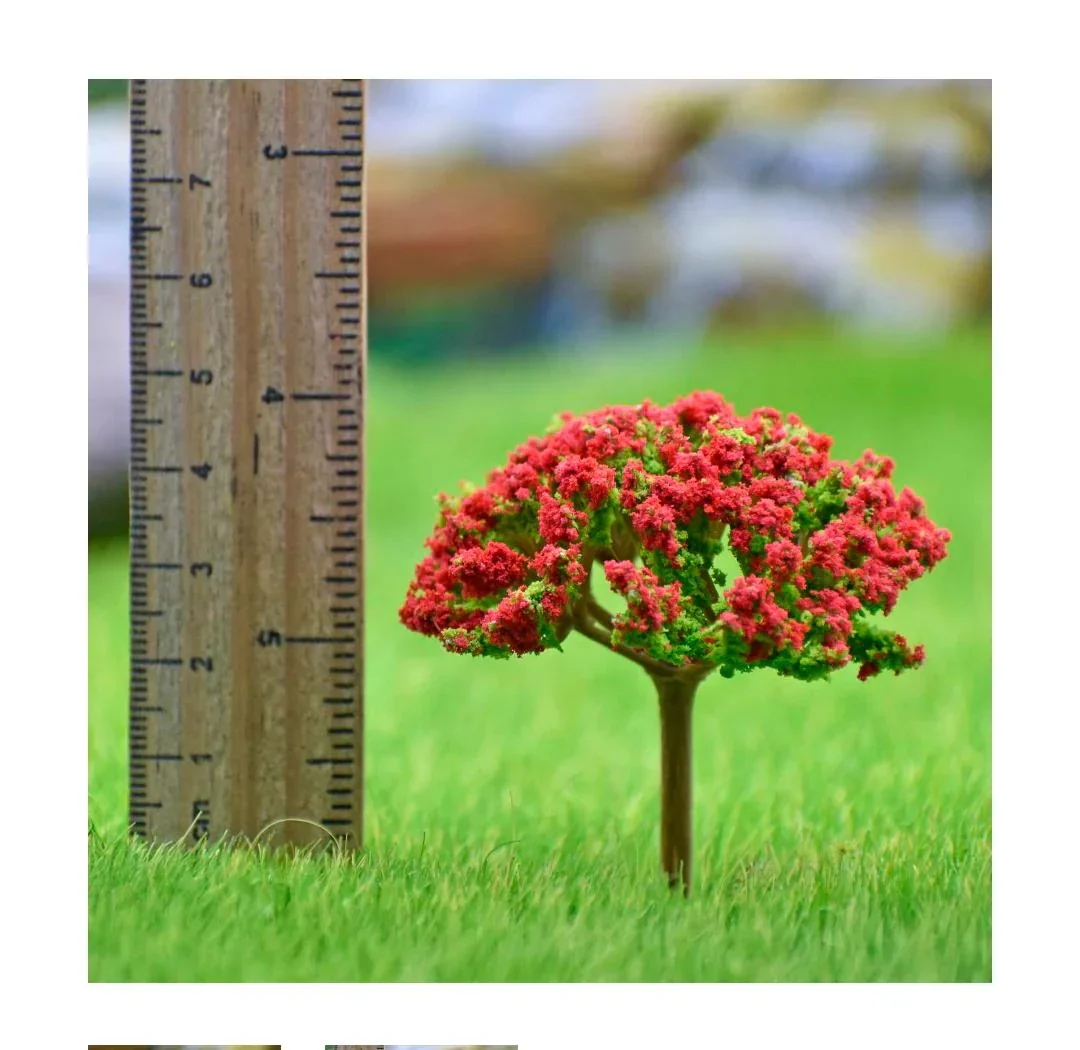 Artificial Miniature Green & Red Tree – 1pc | TL-40GRD - Image 2
