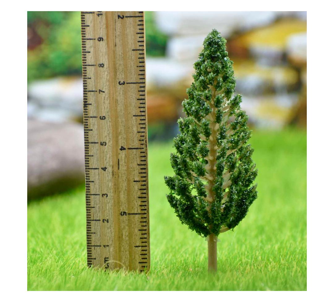 Artificial Miniature Thuja Dark Green Tree – 1pc | S-95GN - Image 2