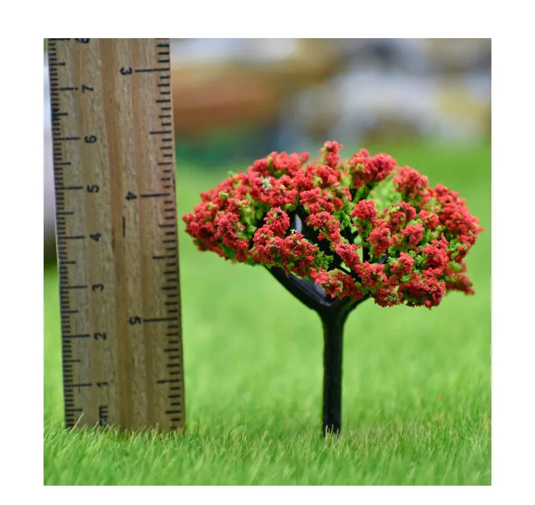 Artificial Miniature Green & Red Tree – 1pc | TL-60GRD - Image 2