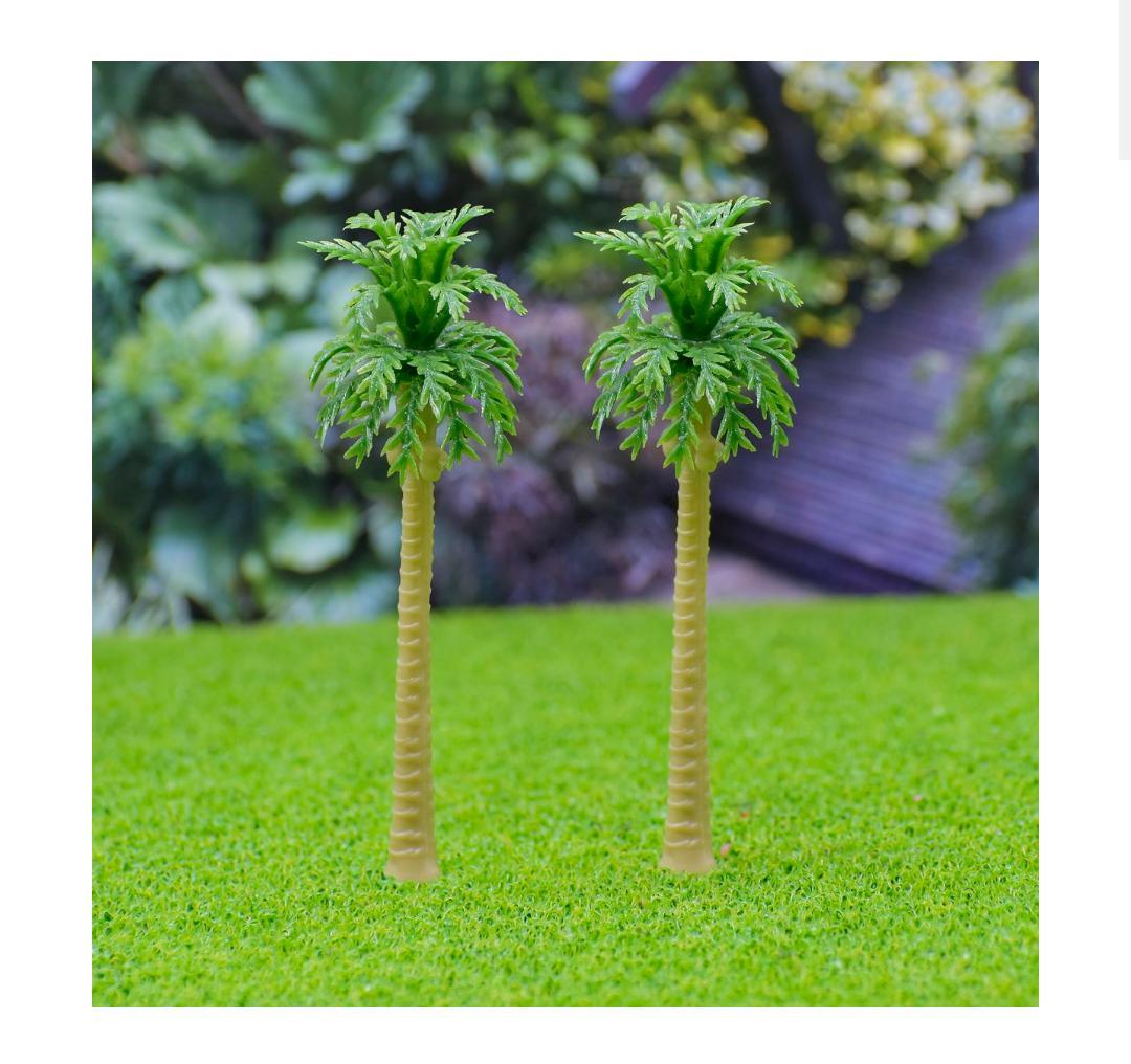 Artificial Miniature Tree Set of 2Pcs Green – AD-80GN