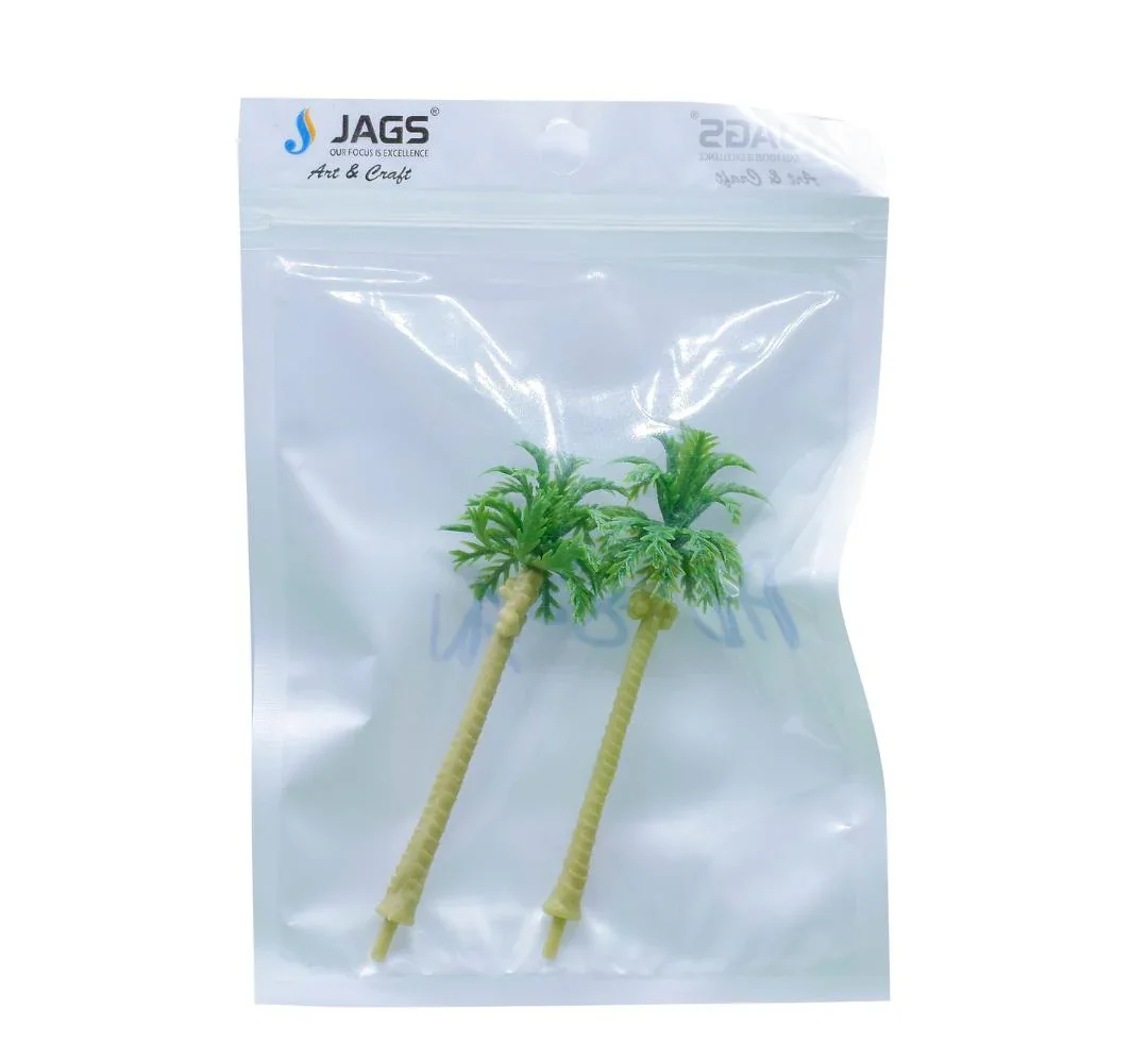 Artificial Miniature Tree Set of 2Pcs Green – AD-80GN - Image 2