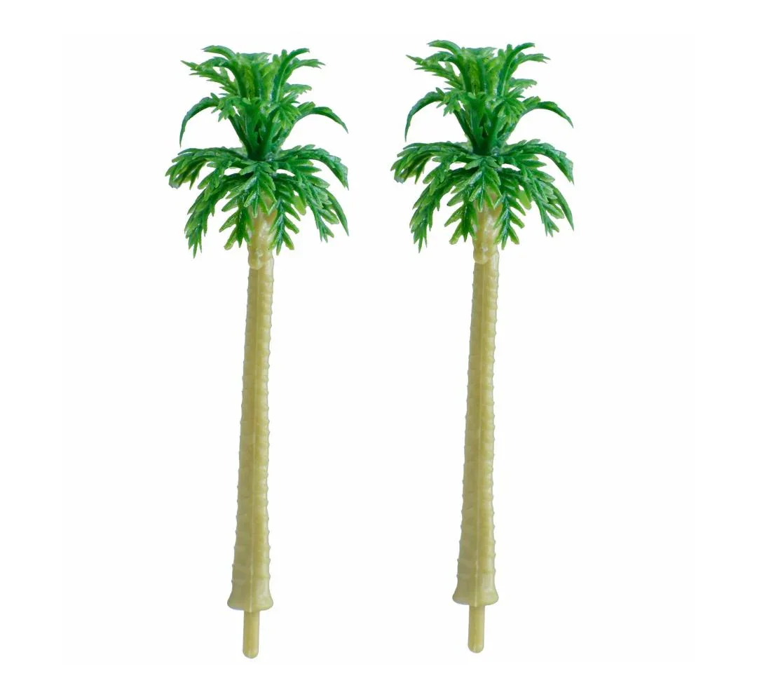 Artificial Miniature Tree Set of 2Pcs Green – AD-80GN - Image 4