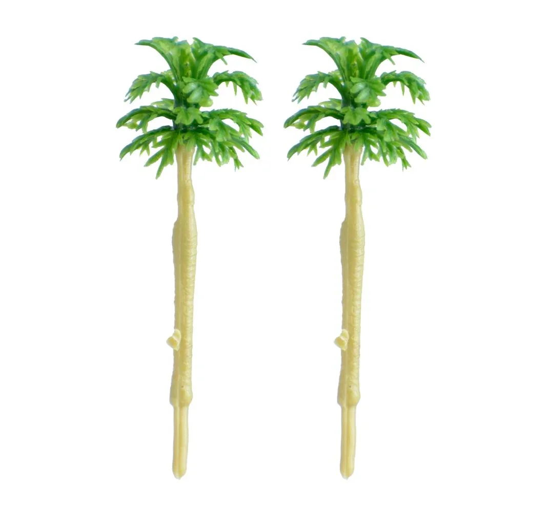 Artificial Miniature Tree Set of 2Pcs Green – B-50GN - Image 3