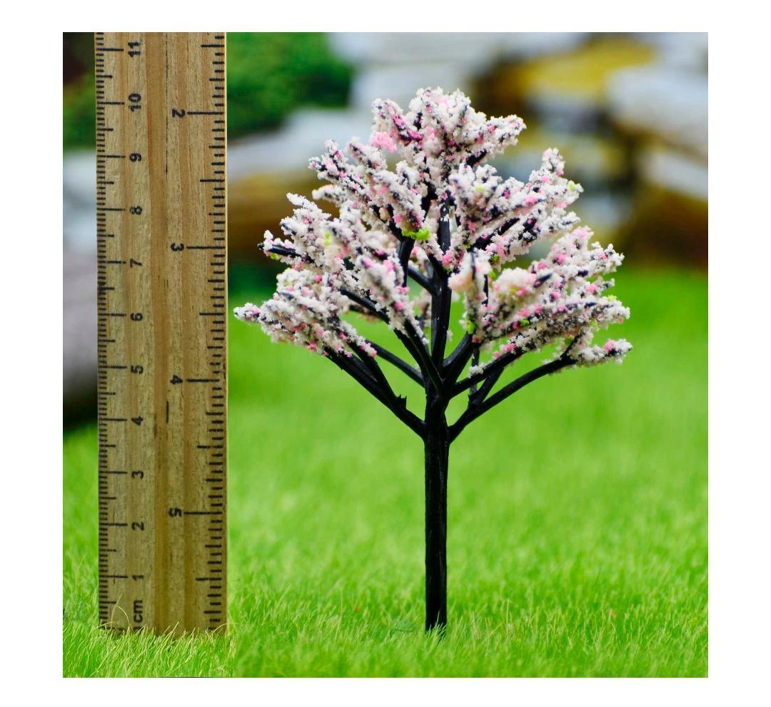 Artificial Miniature Two-Colour Tree – 1pc | 018-100TT - Image 2