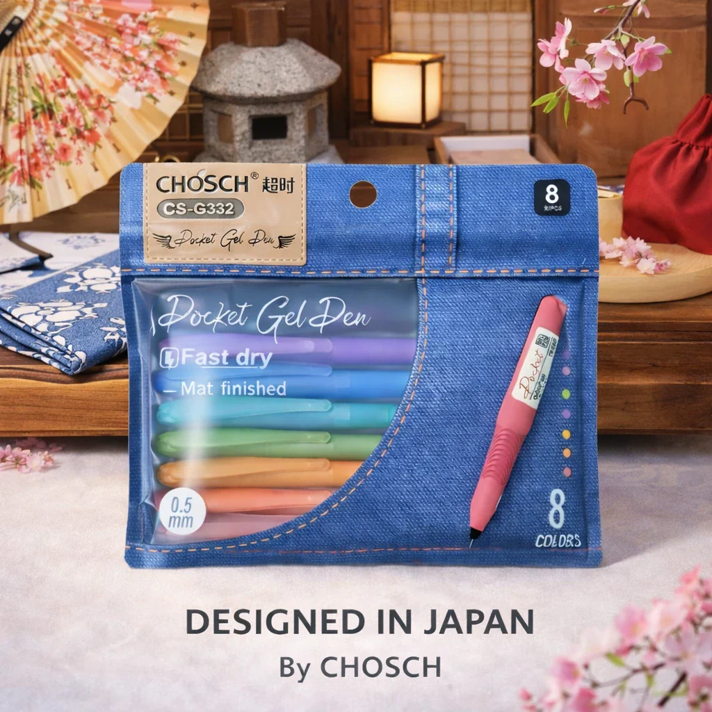 Pocket Gel Pens Multicolor I Designed in Japan I Limited Edition - Image 3