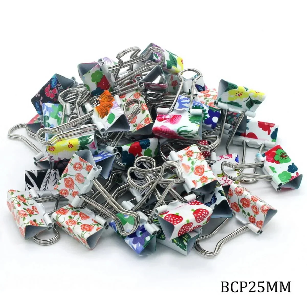 Assorted Printed Binder Clips - 25mm (48pcs) Pack Of 1 - Image 3