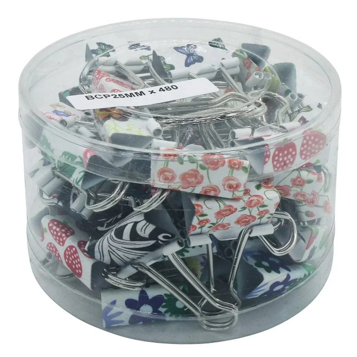 Assorted Printed Binder Clips - 25mm (48pcs) Pack Of 1 - Image 5