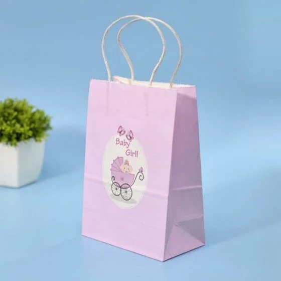 Baby Girl Paper Bag - Pack of 4