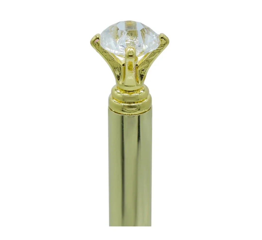 Ball Pen Fancy Top Small Diamonds Gold – BPF610GD - Image 3
