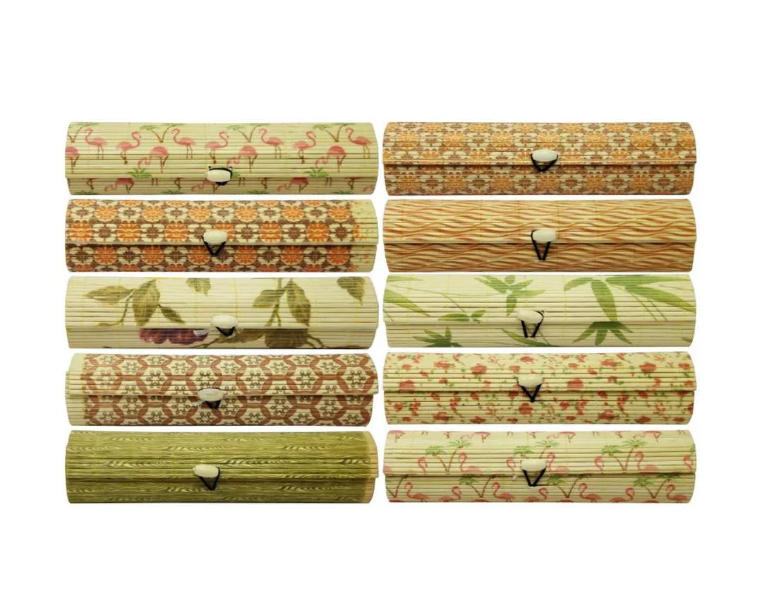 Round Bamboo Jewellery Box |  JC-862 - Image 5