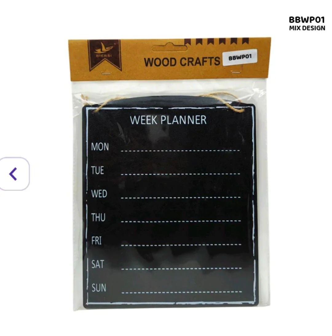 Reusable Blackboard Weekly Planner - Wall-Mounted or Desktop (1pcs) pack of 1 - Image 5