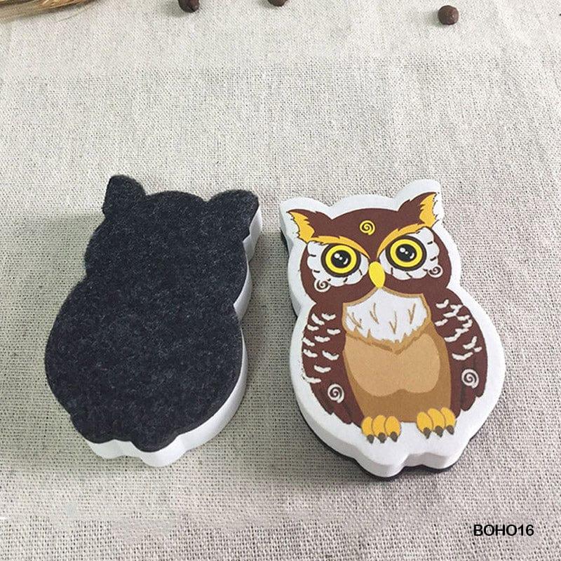 Cute Magnetic Owl Whiteboard Duster - Image 3