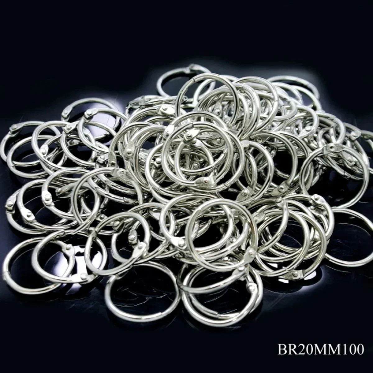 Book Ring 20MM 280Pcs BR20MM100