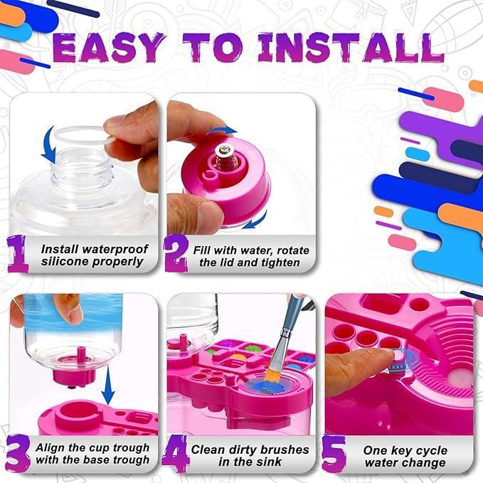 (BUY 1 GET 1 FREE) Automatic Brush Cleaner for Artists | Premium German 6-in-1 design - Image 5