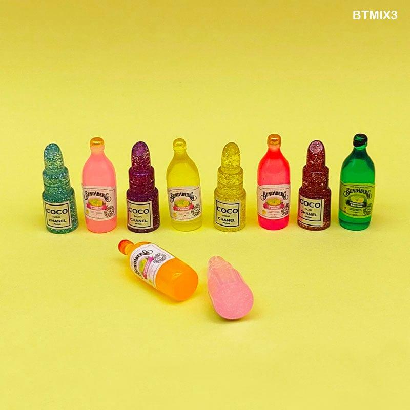 Miniature Craft Bottles - 10 Piece Set (Compact & Versatile) Pack of 1 - Image 2