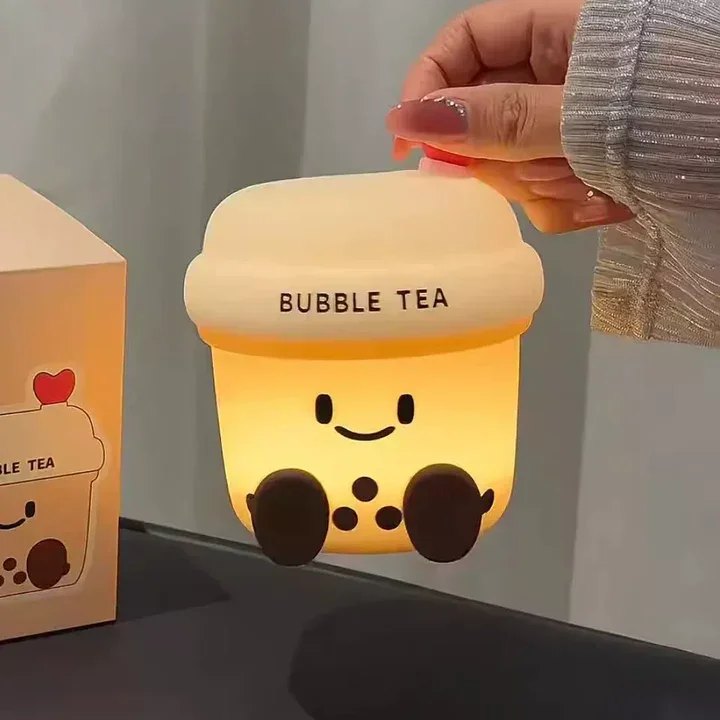 Bubble Boba Tea Silicone Lamp Rechargeable ( 1pc ) - Image 3