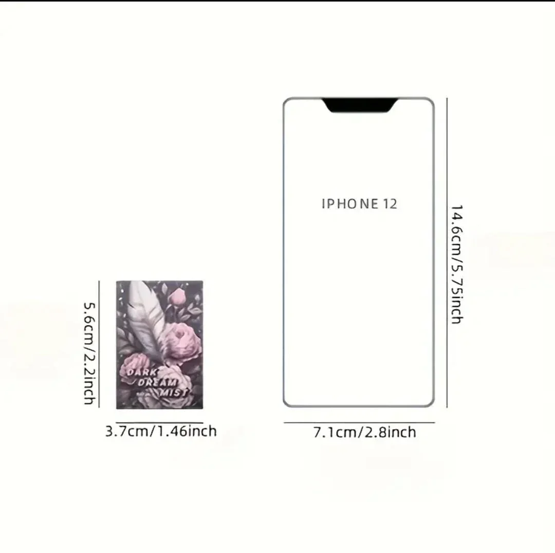 (Buy 1 Get 1 Free) Mini printed Rice paper Diary l Pack of 1 (50 sheets ) - Image 3