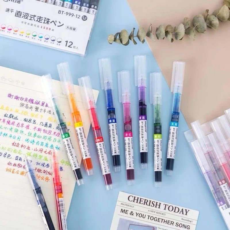 Artist Fluid Gel pen with fine Japanese tips l Doodling, Mandala Pens, Scrapbooking l pack of 6 colors - Image 8