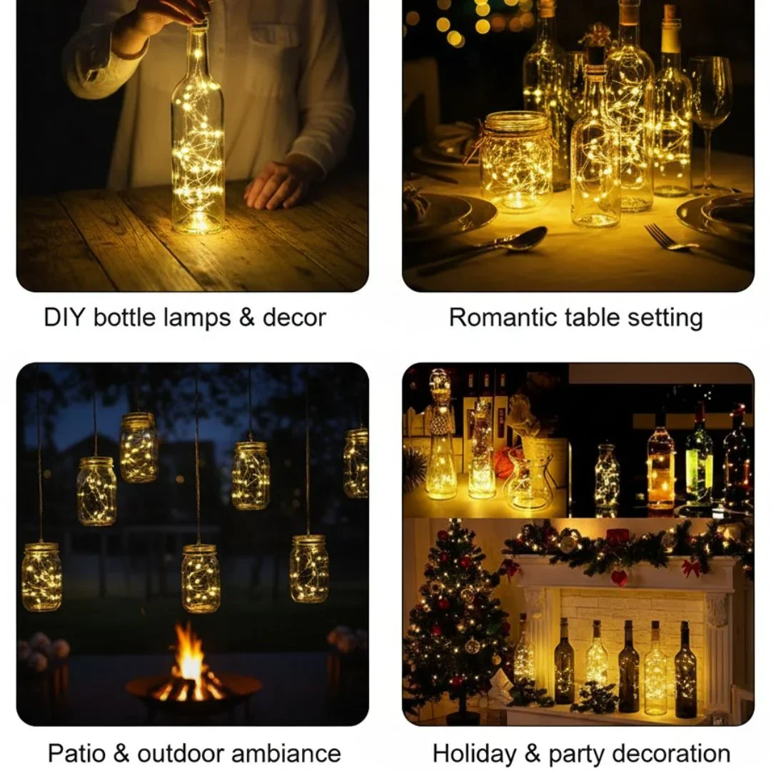 (Buy 1 Get 1 Free) Bottle Fairy cork Lights I 2 Meters with Batteries - Image 6