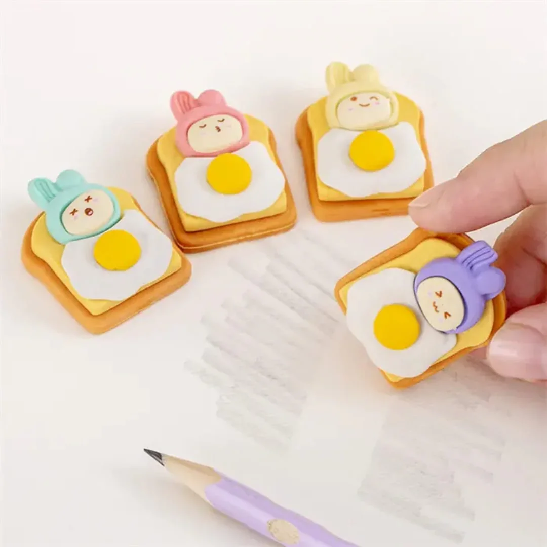 (Buy 1 Get 1 Free) Bread Omelet Eraser | Pack of 1 - Image 6