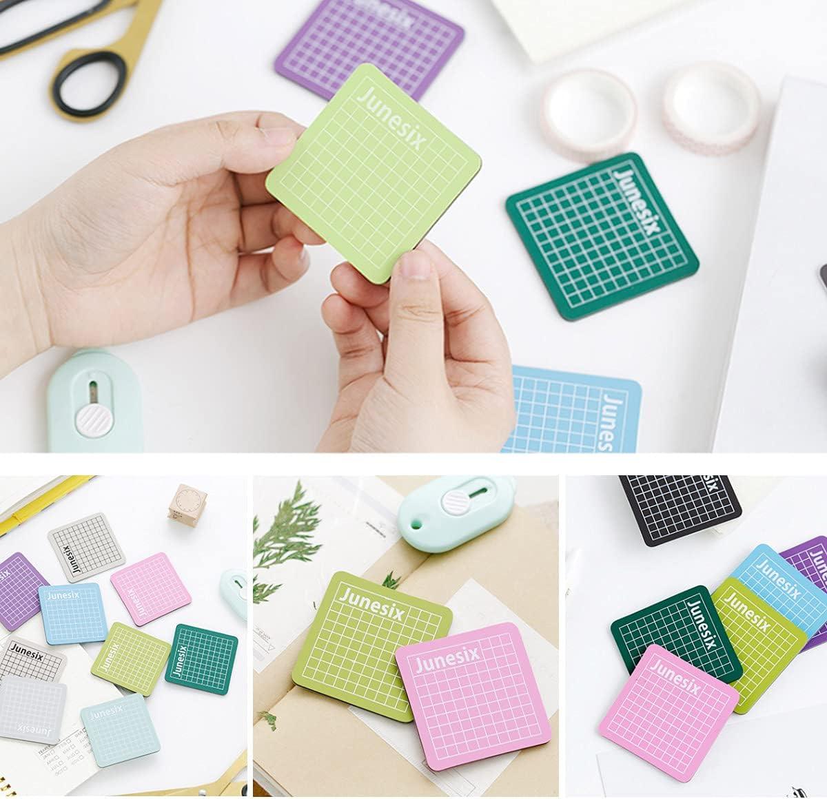 (Buy 1 Get 1 Free ) Cute Miniature Model Cutting mat l Pack of 1 l 6 cm x 6 cm - Image 2