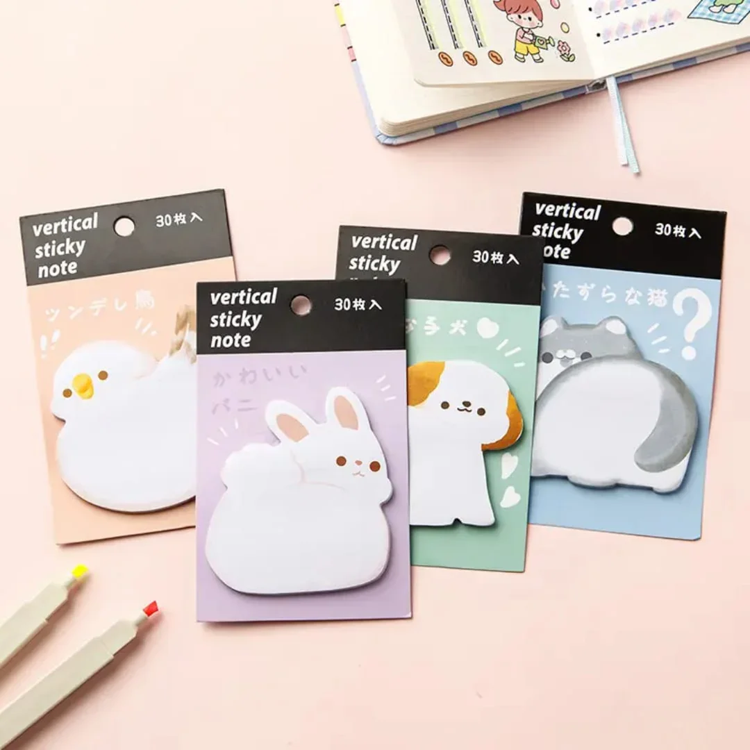 (Buy 1 Get 1 Free) Mini Cute Animal Sticky Notes | 30 Sheets 3x3 - Image 9