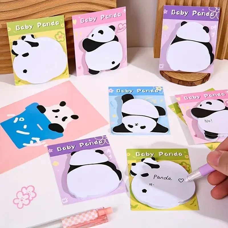 (Buy 1 Get 1 Free) Mini Cute Panda Sticky Notes l Pack of 1 includes 30 sheets l 3X3 - Image 3